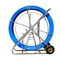Tige de guidage de câble FRP en acier galvanisé, traceable, en fibre de verre, pour conduits