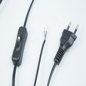 CE Được Phê Duyệt AUS EU USA Đèn Muối 2 Pin Cắm Mở Rộng Dây Nguồn <span class=keywords><strong>AC</strong></span> Với Công Tắc Giữ Đèn - Product Image 5