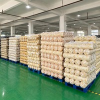 Tissu Jacquard Brocart Teint en Fil Tissé en Usine Anti-Plis Anti-Bouloches 100% Polyester pour Robes de Garçons et de Filles