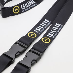 Wholesale Safety Breakaway <b>Buckle</b> Neck StrapTech Company ID Card Holder Lanyard Custom Logo Detachable Lanyards - Product Image 3