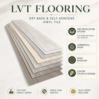 Carrelage de sol souple en PVC LVT, motif chevrons chêne, adhérence stable sur sous-plancher nivelé pour supermarché, salle de sport, bibliothèque