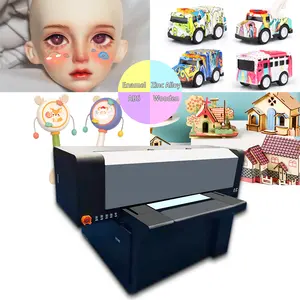 Model 7151 UV printing machine can print flat surfaces with a height difference between 0-25mm Suitable for dolls eyes toy cars