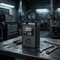 Pompe à vélo électrique avec batterie 1800mAh*2 et pompe à air haute pression 150psi pour accessoires de cyclisme portables, pompe à pneus