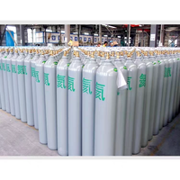 Cilindro de Helio Industrial de Alta Pureza de 20L, Sin Costuras, de Alta Calidad, para Maquinaria Industrial de Precisión