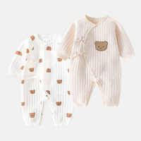 Vêtements pour bébés filles nouveau-nés avec logo personnalisé, combinaison unisexe écologique en coton, fabricant de barboteuses
