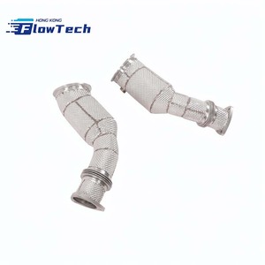 Kit de Downpipe pour Aston Martin DB11/DBS/V12 Vantage 5.2L en acier inoxydable T304 avec bouclier thermique, montage direct, 2017-2024 - Product Image 5