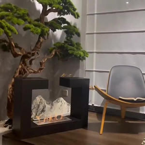 <span class=keywords><strong>Estufa</strong></span> de chimenea de <span class=keywords><strong>etanol</strong></span> de estilo nórdico, mueble de TV de Metal hecho a medida, llama Real, ahorro de energía para <span class=keywords><strong>pared</strong></span> de fondo de sala de estar - Product Image 6