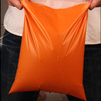 Sacs de courrier imprimés personnalisés, en plastique, poly, orange, unités, livraison, emballage de courrier, livraison