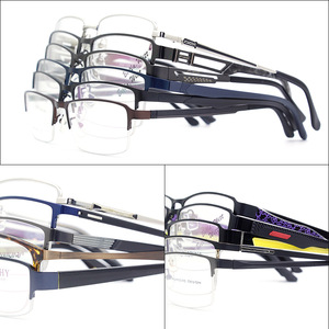 Gafas de Lectura Ópticas Anti Luz Azul Ligeras de Alta Calidad, Montura Metálica Sin Aro Unisex Negra, <span class=keywords><strong>Lentes</strong></span> Blancas, Venta Directa de Fábrica, Nuevas - Product Image 2