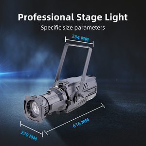 Nueva Luz LED de Escenario de 300W RGBW, Foco Elipsoidal LED Leko, Iluminación LED para Teatro, Adecuada para Escenarios de Teatro/Ópera - Product Image 2
