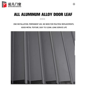 Modern tam alüminyum alaşım katlanır kapı bölümü görünmez yalıtım sürgülü kapı klima yatak odası için - Product Image 4