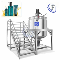Jinfeng Réservoirs de mélange à cisaillement élevé Mélangeur de liquide Réservoir de mélange Mélangeur chimique avec agitateurs Machine de fabrication de savon liquide Petite ligne