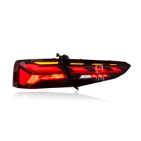 Pour Audi A5 2017-2020 : Ensemble de feux arrière style S5 avec feux de jour LED 50W, clignotants séquentiels et feux de freinage