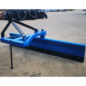 Niveleuse de terrain agricole à 4 roues montée sur tracteur, bleue, haute productivité, équipement agricole - Product Image 4