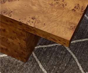 Table à manger en écorce d'arbre design, longue et large, pour la maison, le bureau, les fêtes, la cuisine - Plan de travail - Product Image 3