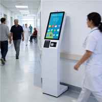 Kiosco de pie TouchWo de 15.6, 21.5 y 32 pulgadas con RK3588, Android 11, pantalla táctil de 10 puntos, impresora térmica FHD, escáner QR y SDK