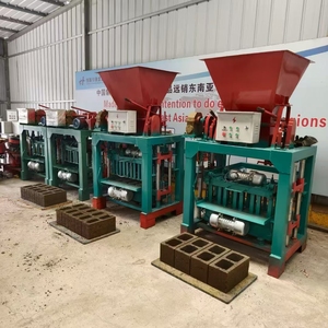 Dây chuyền sản xuất hoàn chỉnh gạch ba lỗ 6 inch 5 mảnh trộn dây chuyền sản xuất khối - Product Image 2