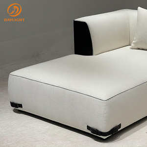 Italian-Style Light Luxury <strong>Verona</strong> Green L-Shape Fabric <strong>Sofa</strong>, Modern Simple Straight-Line for Living Rooms, Hotels &amp; Homes - Product Image 3