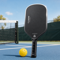Raquette de pickleball en fibre de carbone T800, finition mate, pressée à chaud, noyau en mousse MPP de 16 mm d'épaisseur, génération 5