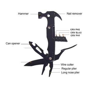 <span class=keywords><strong>Outil</strong></span> de survie de marteau multifonctionnel professionnel en acier inoxydable pour le camping d'urgence multi-<span class=keywords><strong>outil</strong></span> haut de gamme avec pince - Product Image 6