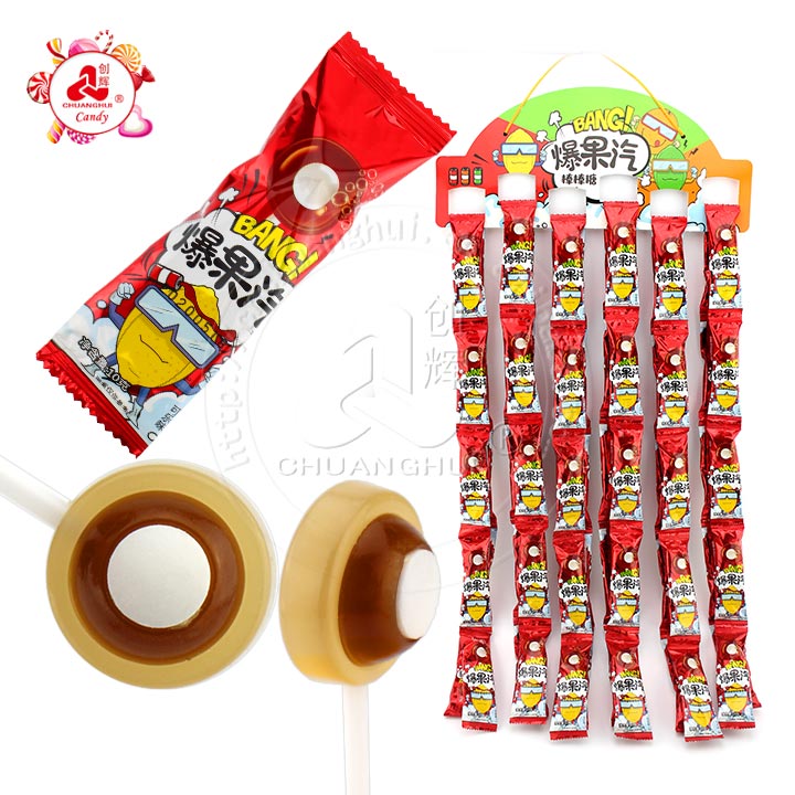 eye shape soda lollipop