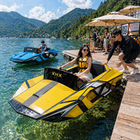 Kart Acuático Eléctrico Portátil de 10KW con Gran Capacidad de Almacenamiento, Mini Karting Eléctrico, Moto Acuática, Jet Ski
