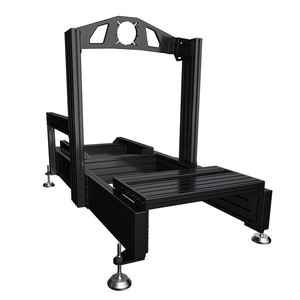 Cabina de simulador de conducción de carreras SIM completa con marco de aluminio de extrusión personalizado y accesorios completos a la venta - Product Image 3