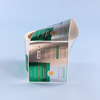 Étiquettes cosmétiques personnalisées à chaud avec dorure à chaud, étiquettes de bouteilles de luxe de qualité supérieure pour les soins de la peau et les bouteilles de shampoing