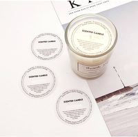 Vente Chaude Couvercle de Bougie Personnalisé en Papier Recyclable Écologique et Durable, Couvercle Anti-Poussière Robuste pour Pot de Bougie Parfumée, Vente en Gros