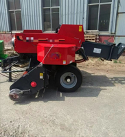 Mini-pressoir à balles rondes à haute productivité et efficace avec moteur pour usage agricole, puissance de 37 kW