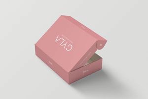 กล่องไปรษณีย์กระดาษลูกฟูกสีชมพูออกแบบเอง พิมพ์สีเต็มสองด้าน กล่องของขวัญบรรจุภัณฑ์กระดาษ - Product Image 4