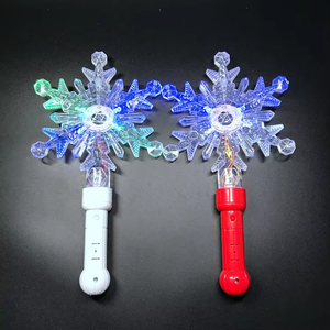 Baguette Flocon de Neige Lumière LED Jouet Enfants Adolescents Frozen <span class=keywords><strong>Noël</strong></span> Anniversaire Costume Princesse Fête Décoration Glowing Flashing Gift Supply - Product Image 2