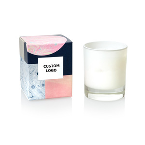 Professional Factory Printed Custom Candle Packaging Cardboard Candle Gift Box With Biodegradable Texture Paper Box
