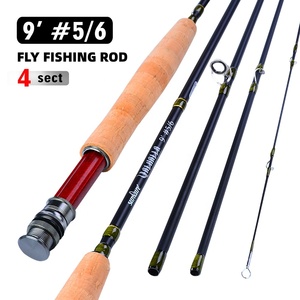 <span class=keywords><strong>Canne</strong></span> à pêche à la <span class=keywords><strong>mouche</strong></span> à 4 sections de haute qualité à haute teneur en carbone 2.74m <span class=keywords><strong>9</strong></span> <span class=keywords><strong>pieds</strong></span> léger 128g poignée en liège souple <span class=keywords><strong>canne</strong></span> à pêche à la <span class=keywords><strong>mouche</strong></span> - Product Image 2