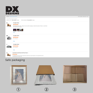 DX Thiết kế khung ảnh kính tùy chỉnh tinh thể trong suốt Kính Khen Thưởng trẻ em Khung ảnh cưới - Product Image 6