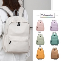 Sacs d'école légers personnalisés en gros, sacs à dos décontractés imperméables grande capacité en polyester pour étudiants