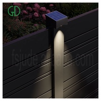 Revêtement en poudre GD noir intimité jardin wpc panneau de clôture en bois composite 6x6 6x8 poteaux en aluminium pour clôture avec fente coulissante