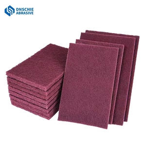 Nhà sản xuất miếng chà rửa trung bình 6 inch*9 inch 10mm màu xanh ngọc, cuộn miếng chà rửa nhiều màu sắc, dùng cho công nghiệp, OEM - Product Image 1