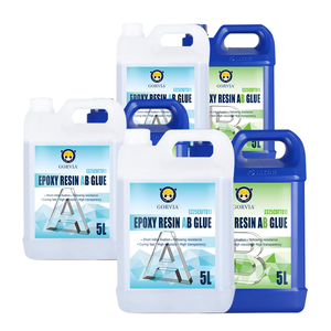 GORVIA DIYクラフト 5L+5L エポキシ接着剤 クリスタルクリア AB接着剤 エポキシ樹脂 手芸用 - Product Image 3