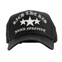 Gorras Barbas de Alta Calidad, Set de Gorras con Logotipo Bordado en 3D, Gorras Deportivas de Béisbol Originales de 5 Paneles