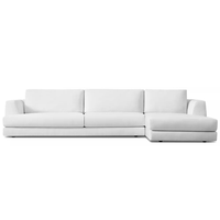 Nouvelle arrivée : canapé italien pour salon, canapé sectionnel avec housse ajustée, meubles pour la maison, taille personnalisable, doux et confortable