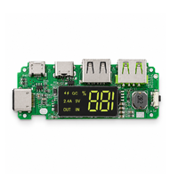 Cargador de Batería de Litio con Módulo de Carga USB Dual LED 5V 2.4A Micro/Tipo-C para Banco de Energía Móvil 18650 con Protección de Circuito