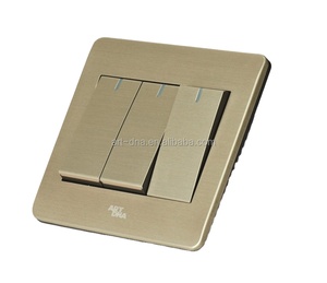 ARTDNA Design simple de la mode environnementale Offre Spéciale UK Standard 10A 2 Gang 1 voie interrupteur entièrement plat avec indicateur LED - Product Image 6