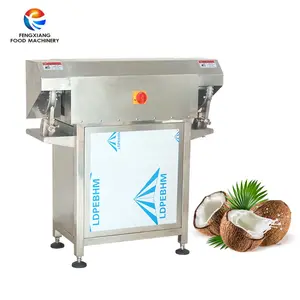 YZ-I Manual controllable Coconut Shell Remover Machine cocoa husk machine coconut endocarp roll cutting shelling