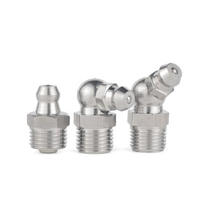 M6 M8 M10 M12 1/8 1/4 filetage <span class=keywords><strong>mâle</strong></span> en acier inoxydable droit 304 buse de pistolet à graisse raccords de graisse mamelon de graisse - Product Image 3