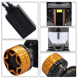 Qidewin K4 <b>LED</b> Car <b>Headlights</b> H4 30000 Lm Bi Xenon Lens High Power Integrated High Low Beam - Product Image 2