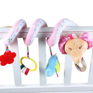 Usine 0-1 an infantile animal <span class=keywords><strong>lit</strong></span> wrap avec cloche miroir <span class=keywords><strong>voiture</strong></span> wrap jouet éléphant <span class=keywords><strong>lit</strong></span> wrap pendentif en gros - Product Image 1