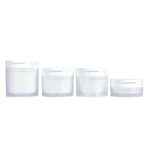 50g 100g 120G 150g Kem mực Pad bông bao bì lật nắp lọ nhựa nhiệt niêm phong lá nhíp cơ thể Lotion container - Product Image 5