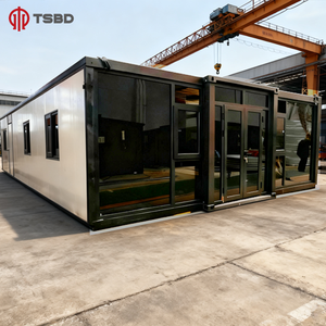 当地标准预制20英尺30英尺40英尺可扩展集装箱房屋2、3、4卧室预制房出售移动住宅可移动房屋 - Product Image 1