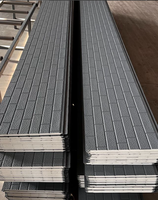 Panneaux muraux extérieurs isolés décoratifs en métal de type brique standard, panneau sandwich en PU